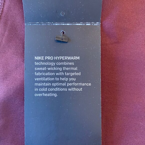Nike Pro Hyperwarm Dri-FIT Leggings Womens Activewear Training Tights- M- NWT - Picture 10 of 12